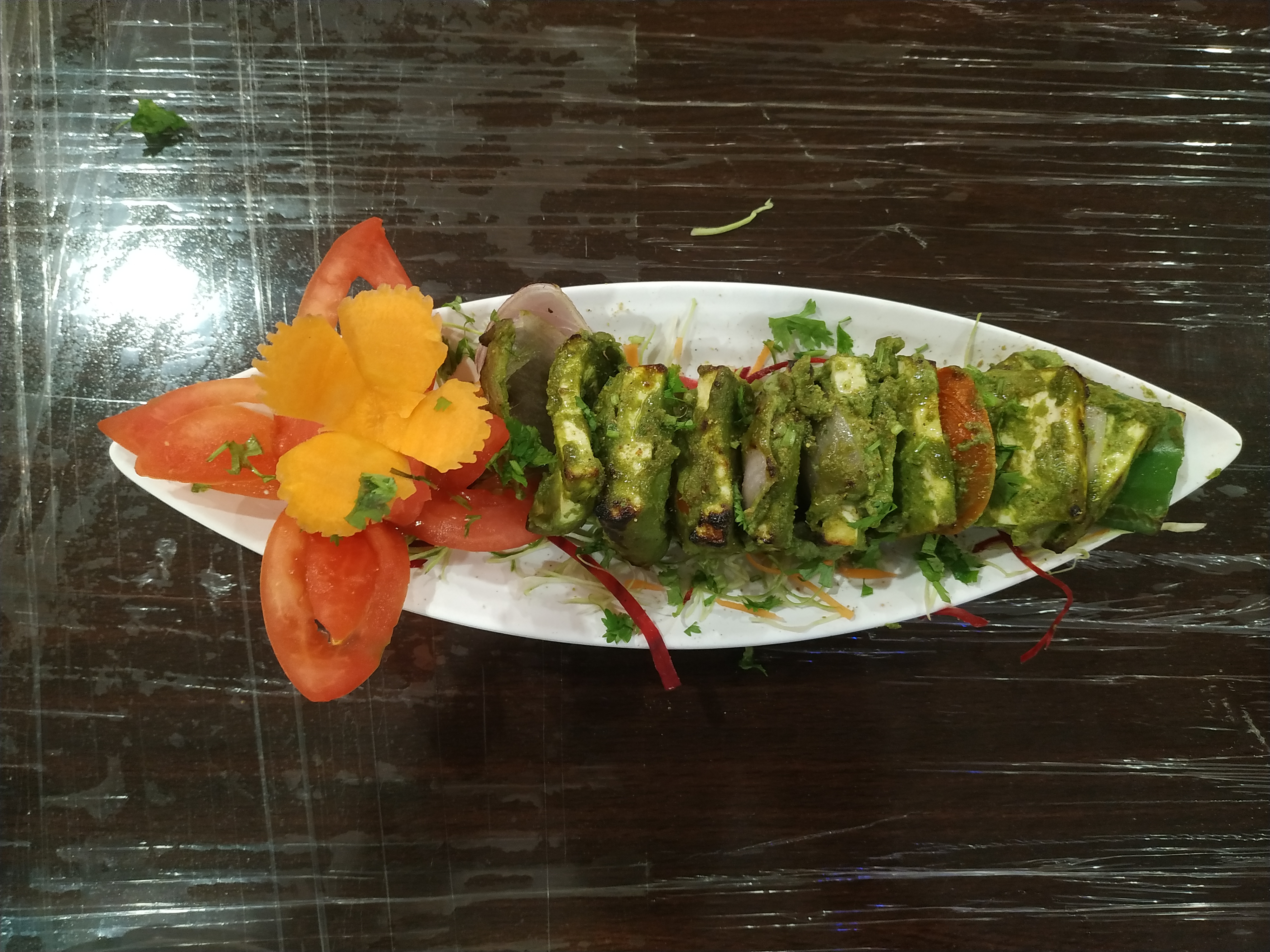 Paneer Pudina Tikka